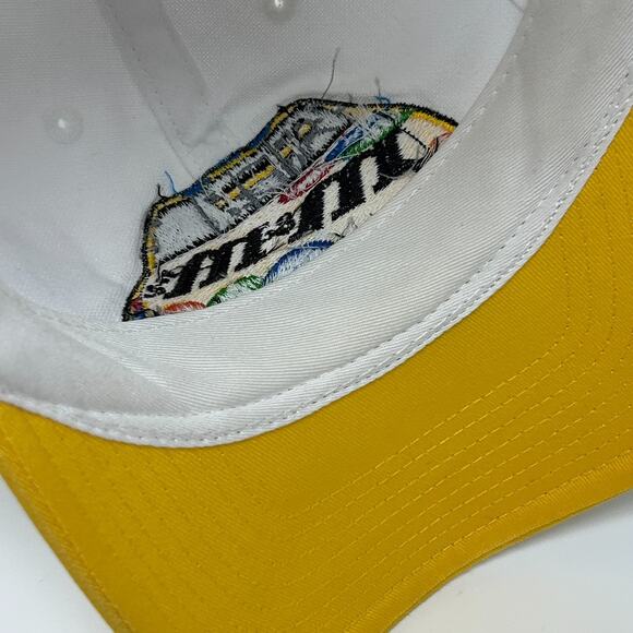 NASCAR Elliott Sadler Signed Kyle Busch Hat Cap M&Ms Auto Racing Snapback White - Picture 5 of 14